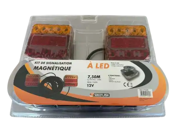 feux LED remorque aimanté